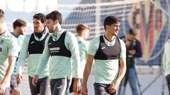 El Villarreal regresa al trabajo con diez ausencias, pero con Pedraza y Gerard