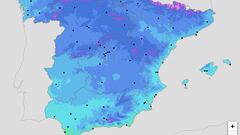 AEMET avisa de la llegada de lluvias y bajadas de temperaturas generalizadas a España: zonas afectadas