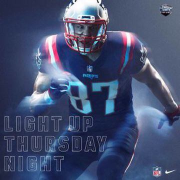 Los brillantes uniformes de la NFL para los jueves por la noche
