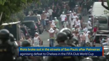 One dead as Palmeiras fans riot after CWC defeat to Chelsea