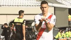 El gol de Santos Borr&eacute; ante Aldosivi que le dedica a Colombia
