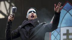 Marilyn Manson, hospitalizado tras ser aplastado en su show