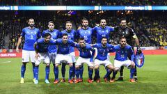 Alineaci&oacute;n de Italia para el partido de la repesca del Mundial contra Suecia.