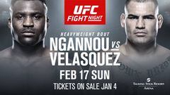 El 17 de febrero, Ca&iacute;n Vel&aacute;squez vuelve a la UFC, y lo har&aacute; para pelear ante el camerun&eacute;s Francis Ngannou. Aqu&iacute; te decimos c&oacute;mo puedes conseguir boletos.
