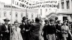 Marcha estudiantes 1929