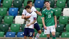 Northern Ireland 1-2 USA: Reyna, Pulisic goals earn visitors friendly win