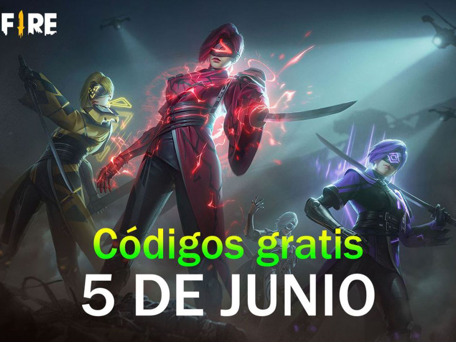 Códigos Free Fire de hoy 1 de junio de 2021 y sus recompensas gratis