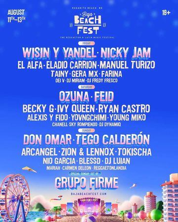 Baja Beach Fest 2023: artistas, fechas y cómo comprar los boletos