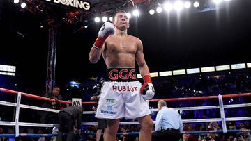 Gennady Golovkin en pelea de box