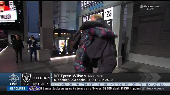 Tyree Wilson goes seventh overall to Raiders