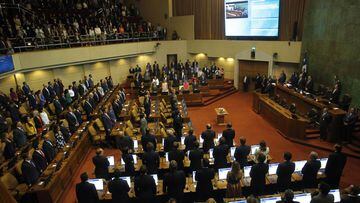 Valparaiso, 8 marzo 2018 Diputados electos asumen como nuevos parlamentarios de la Camara de Diputados. Sebastian Cisternas/ Aton Chile
