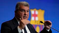 The Barcelona president was in defiant mood in spite of the off-field issues swirling around the La Liga club.
