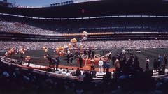 Imagen del Estadio Azteca en la inauguración del Mundial de 1970, en México.