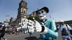 Parade for Dia de los Muertos in Mexico City on October 31.
