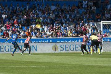 Theo Hernández's first league goal - and what a beauty it was too. Against Athletic Club, 7th May 2017.