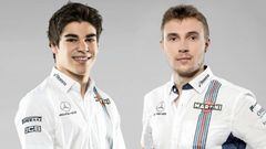 Lance Stroll y Sergei Sirotkin, pilotos de Williams para 2018.