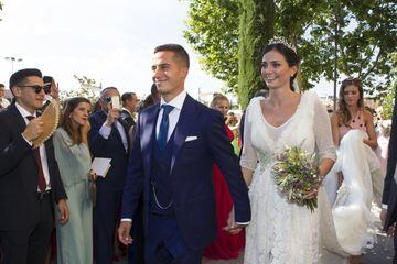 Lucas se casó en el verano de 2017 después de más de cinco años de noviazgo con su novia Macarena