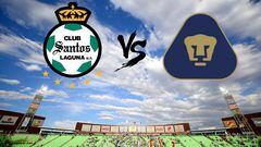 Sigue el Santos vs Pumas en directo, Jornada 9 del Apertura de la Liga MX
