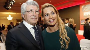 Enrique Cerezo and Lydia Valentín at last night's AS gala