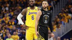Steph Curry and LeBron James will meet in the playoffs again tonight for Game 2 of the NBA playoffs with the Lakers holding a 1-0 lead over the Warriors.