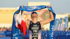 Leo Bergere se proclama campeón del mundo de triatlón.