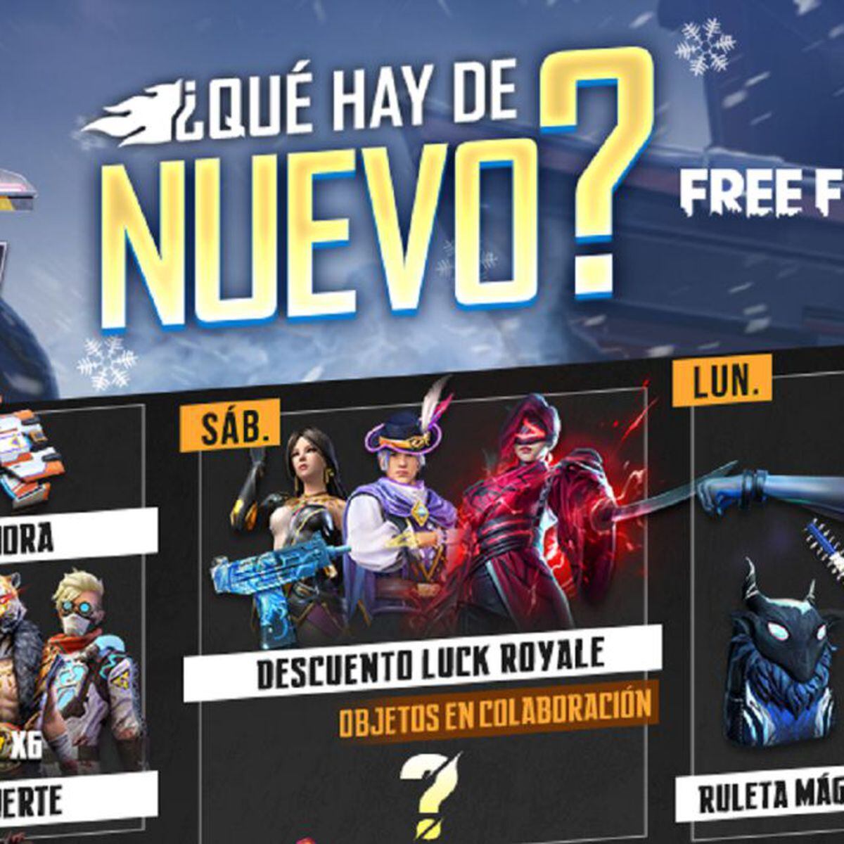 Free Fire  Códigos de hoy miércoles 4 de enero de 2023: recompensas gratis  - Meristation