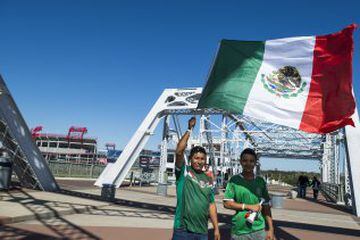 Así vivieron los aficionados mexicanos el encuentro amistoso entre México y Nueva Zelanda celebrado en Nashville, Tennessee.
