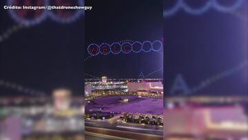 Así se hizo el espectáculo de drones del GP de Las Vegas