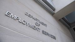 The DC Department of Employment Services, which handles unemployment claims for DC residents, is seen in Washington, DC, July 16, 2020. - Americans worry as unemployment benefits are due to end soon. (Photo by SAUL LOEB / AFP)