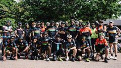 Imagen de los miembros del Black Cyclist Network.