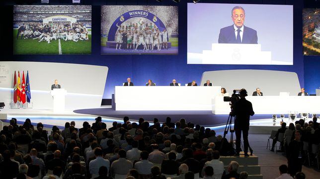 La Asamblea vota: Pirri, la ‘Ciudad Real Madrid Florentino Pérez’, las cuentas, el Bernabéu...