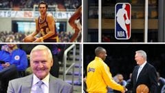 Jerry West, the player depicted in the NBA logo, is one of the most important figures in the history of the Lakers, and the league as a whole.