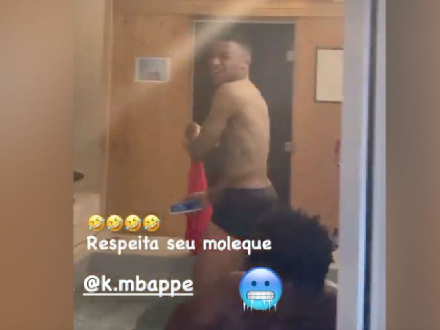 La broma de Neymar a Mbappé mientras se daba un baño helado: vean la  reacción del francés... - AS USA