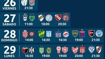 Liga Profesional 2023: horarios, partidos y fixture de la jornada 18