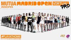 Cartel promocional del Madrid Open virtual.