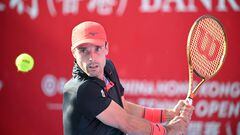 Roberto Bautista, contra Sebastian Ofner en el Hong Kong Open.