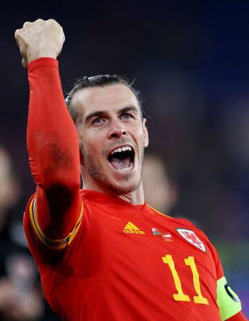 Take that | Wales' Gareth Bale celebrates.