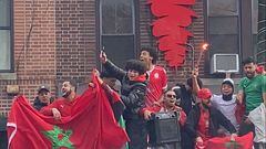 La fiesta de Marruecos en el Mundial de Qatar llega hasta Nueva York