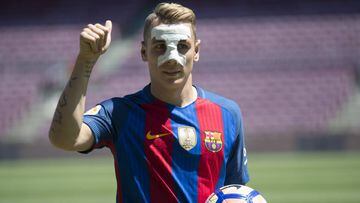 Digne: "As a child I dreamt of playing one day for Barça"