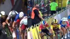 La nueva polémica que generó el empujón en la meta: ¿fue culpa de la UCI por las vallas?
