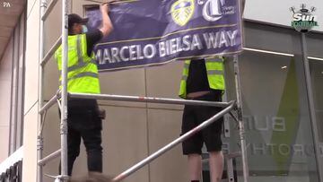 Así fue el momento en que una calle de Leeds pasó a llamarse 'Marcelo Bielsa way'