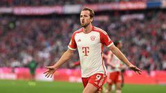 Harry Kane sigue pisando fuerte en su primer año en Bayern Múnich y este sábado empató un récord de Luca Toni; tiene 14 juegos para aumentar el registro.