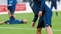 <b>DESCANSO. </b> Ibrahimovic podría ser uno de los jugadores suecos que podría descansar mañana.