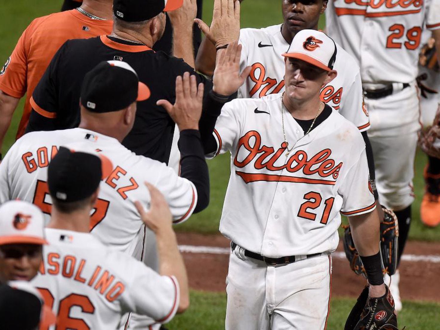 A's extend win streak to 13 with 7-2 victory over Orioles