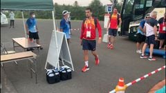 Hay esperanza en la Selección española: Ceballos pasó sin muletas delante de la prensa