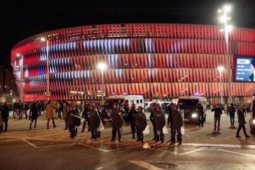 La batalla campal de Bilbao previo al partido de Europa League