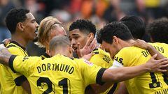 Los jugadores del Borussia Dortmund.