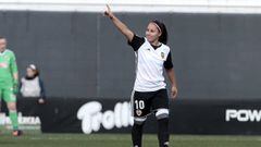 Mari Paz alcanz&oacute; los cien goles con el Valencia.