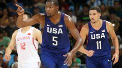Estados Unidos aplast&oacute; a China con Kevin Durant como mejor jugador.