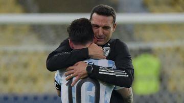 De Lionel a Lionel: el abrazo del triunfo argentino
